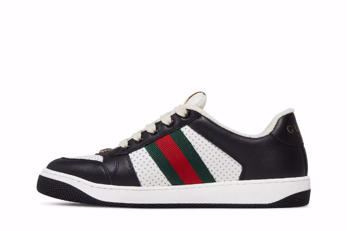 Gucci Women's Screener Black White, view 4