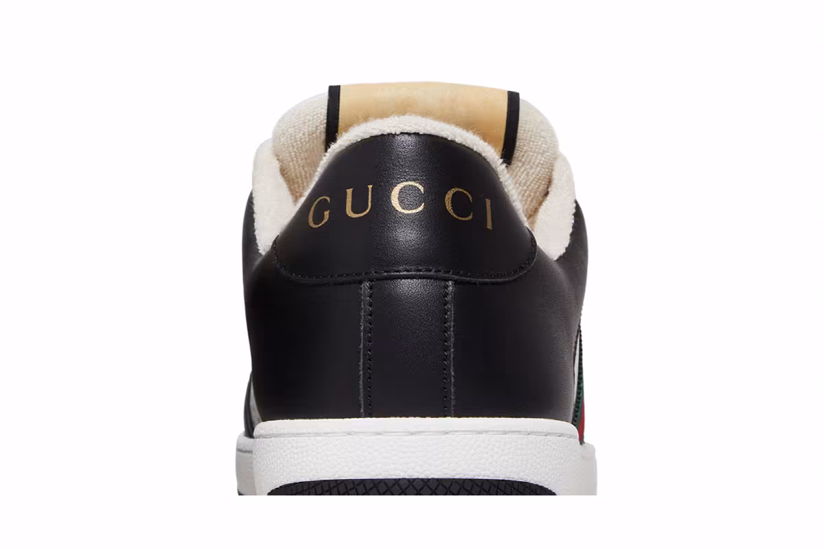 Gucci Women's Screener Black White, view 8