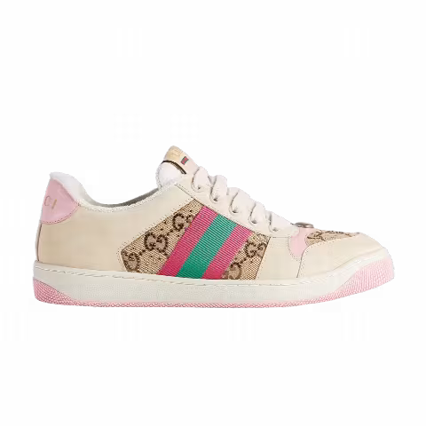 Gucci Wmns GG Screener 'GG Canvas - Beige Pink'