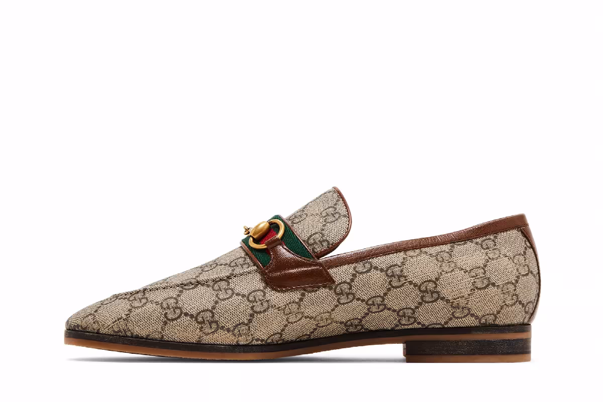 Gucci Paride Moccasin GG Supreme - Beige, view 4