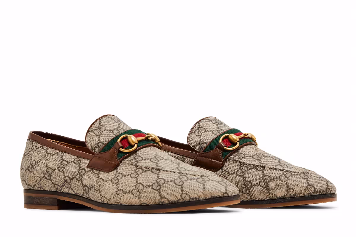 Gucci Paride Moccasin GG Supreme - Beige, view 9