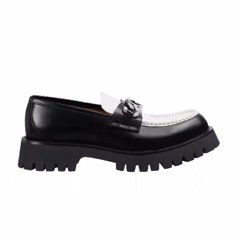 Gucci Loafer 'Interlocking G - Black Off White'
