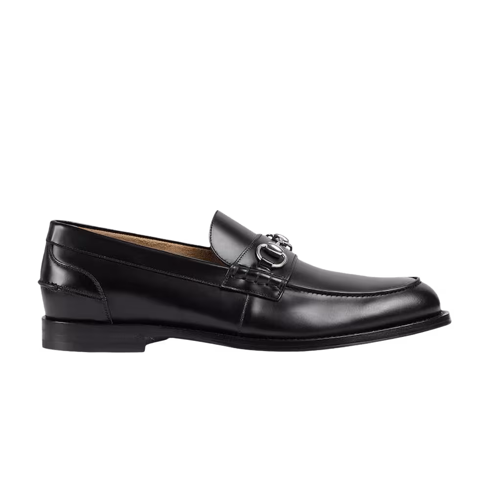 Gucci Loafer With Horsebit Black Leather