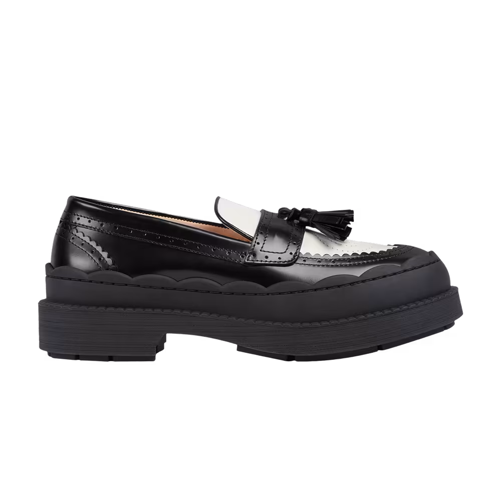 Gucci Women's Loafer Black White