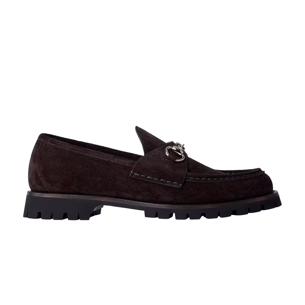 Gucci Women's Horsebit Loafer Dark Brown