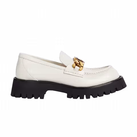 Gucci Wmns Lug Sole Loafer 'Mystic White'