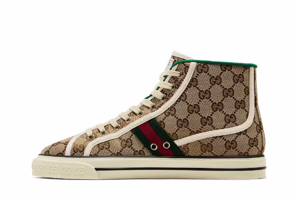 Gucci Tennis 1977 High Beige Ebony, view 4