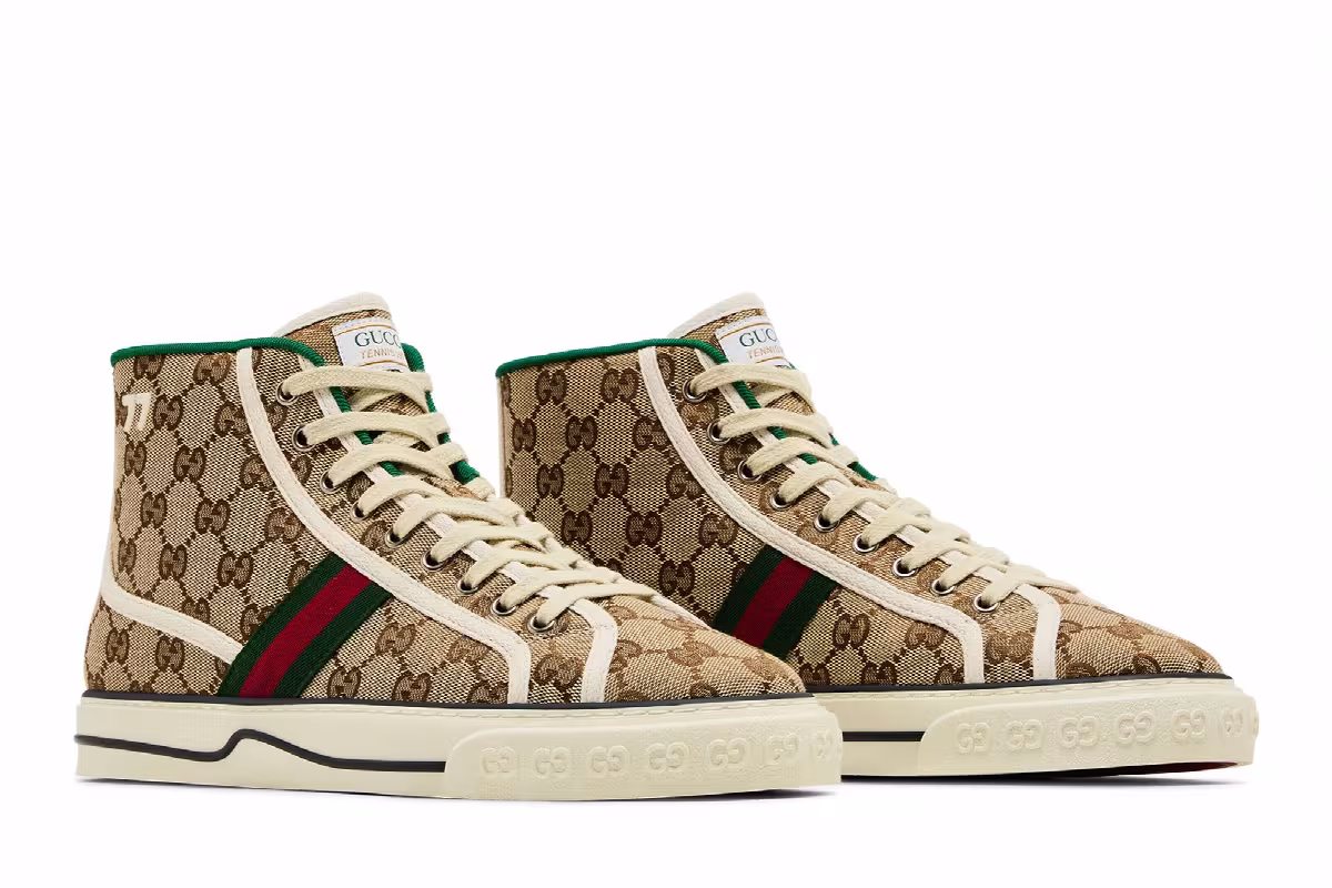 Gucci Tennis 1977 High Beige Ebony, view 9