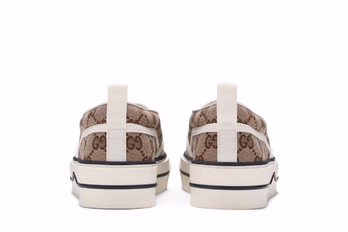Gucci Women's Tennis 1977 Slip-On Beige Ebony, view 7