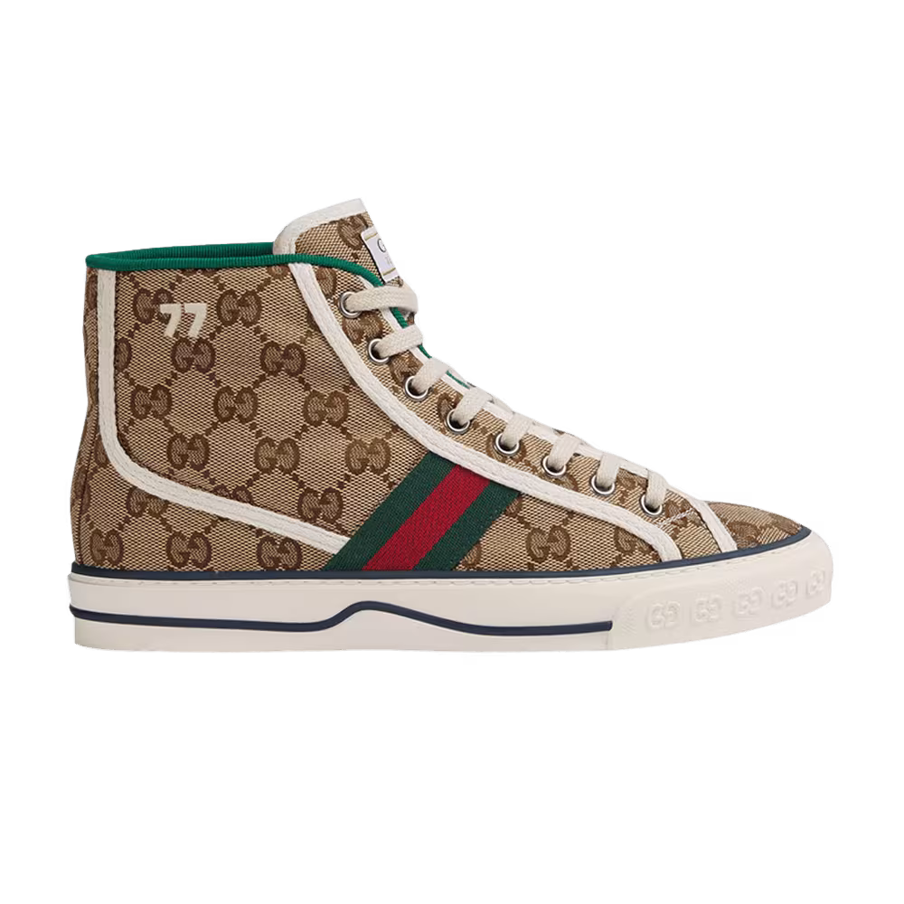 Gucci Women's Tennis 1977 High Beige Ebony