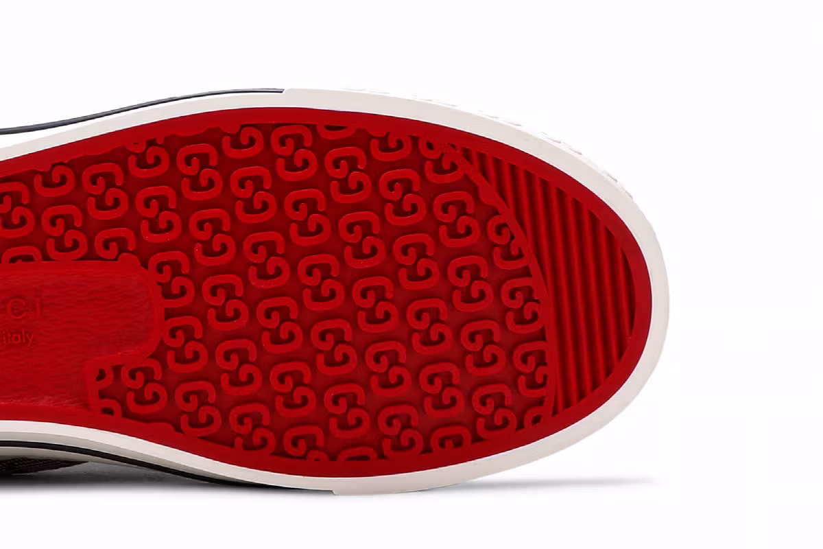 Gucci Tennis 1977 Slip-On Beige Ebony, view 6