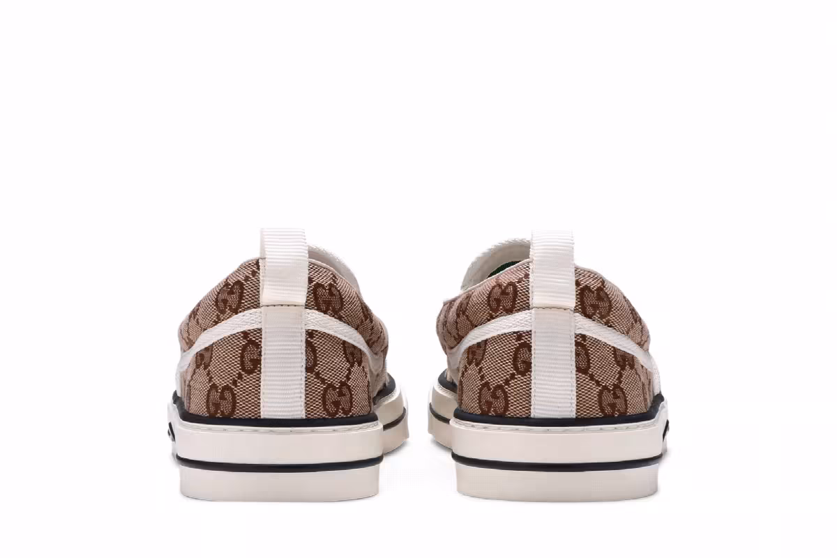 Gucci Tennis 1977 Slip-On Beige Ebony, view 7