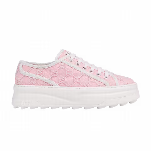 Gucci Wmns Tennis 1977 Low 'Pink GG Embroidery'