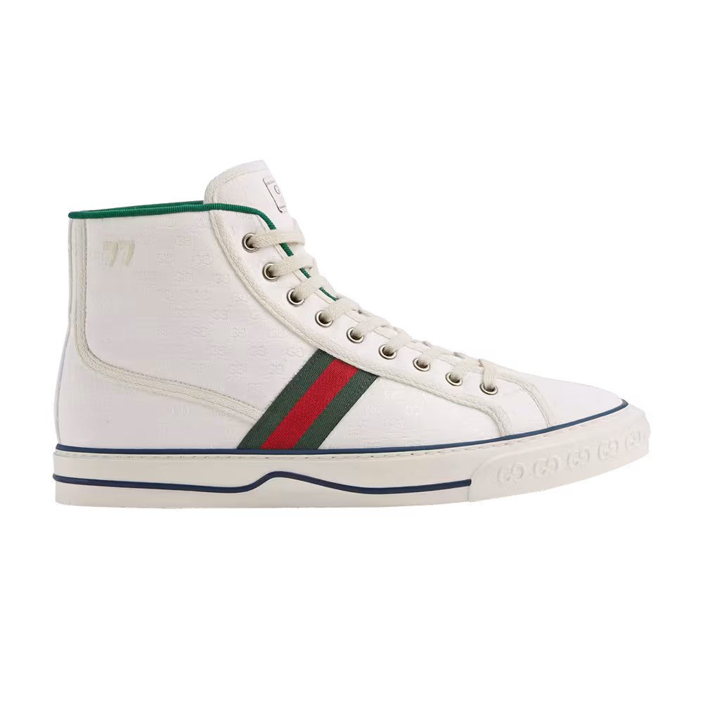 Gucci Tennis 1977 High White Mini GG