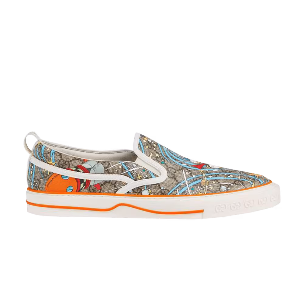 Disney x Gucci Tennis 1977 Slip-On Donald Duck