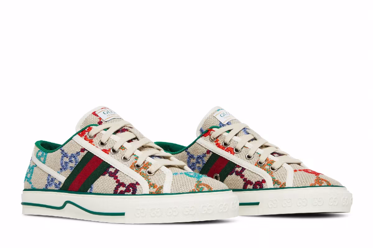 Gucci Women's Tennis 1977 White Multi, view 9