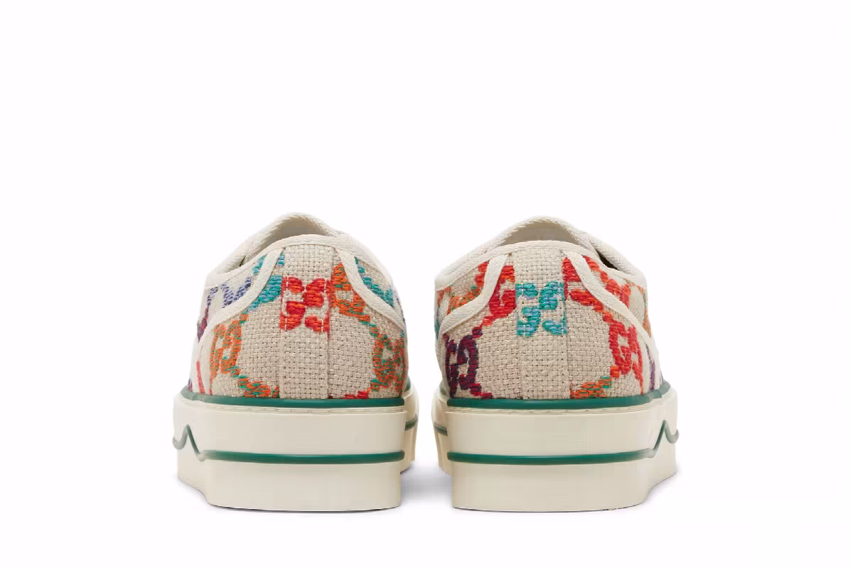 Gucci Tennis 1977 Low GG Embroidered Logo - Multi, view 7