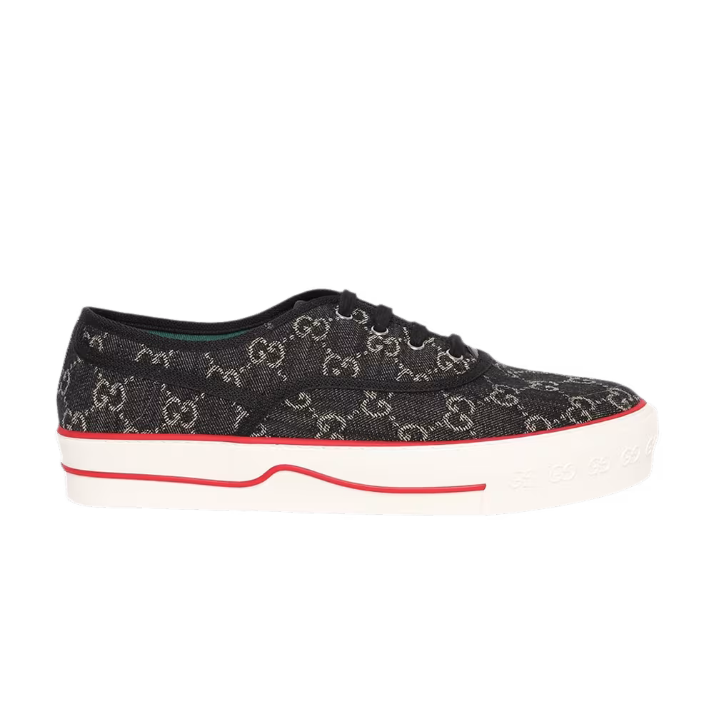 Gucci Tennis 1977 Low GG Logo - Black Denim
