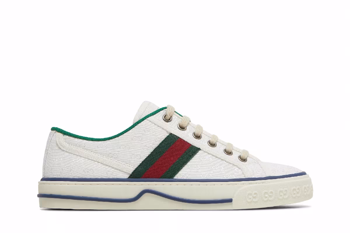Gucci Women's Tennis 1977 White Mini GG, view 2