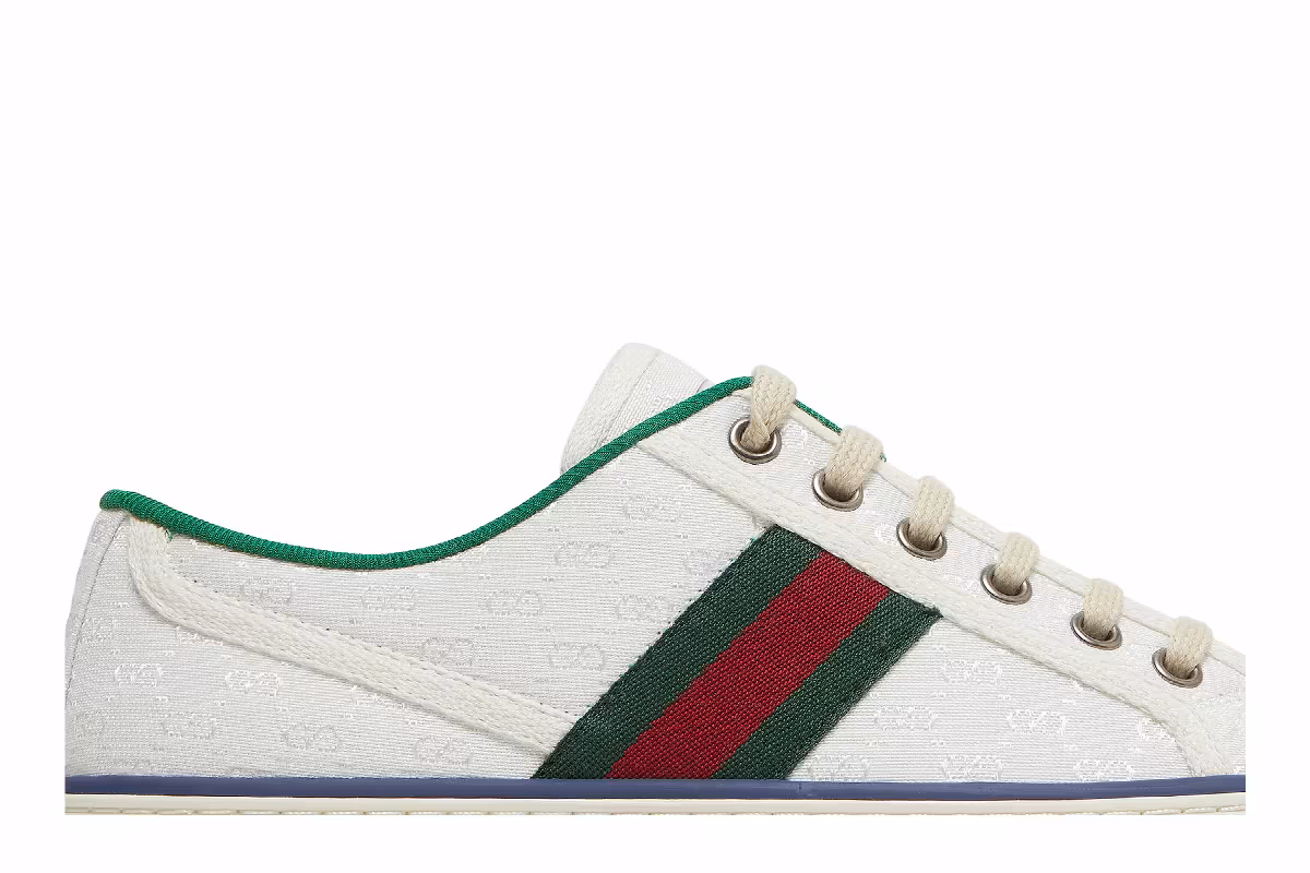 Gucci Women's Tennis 1977 White Mini GG, view 3