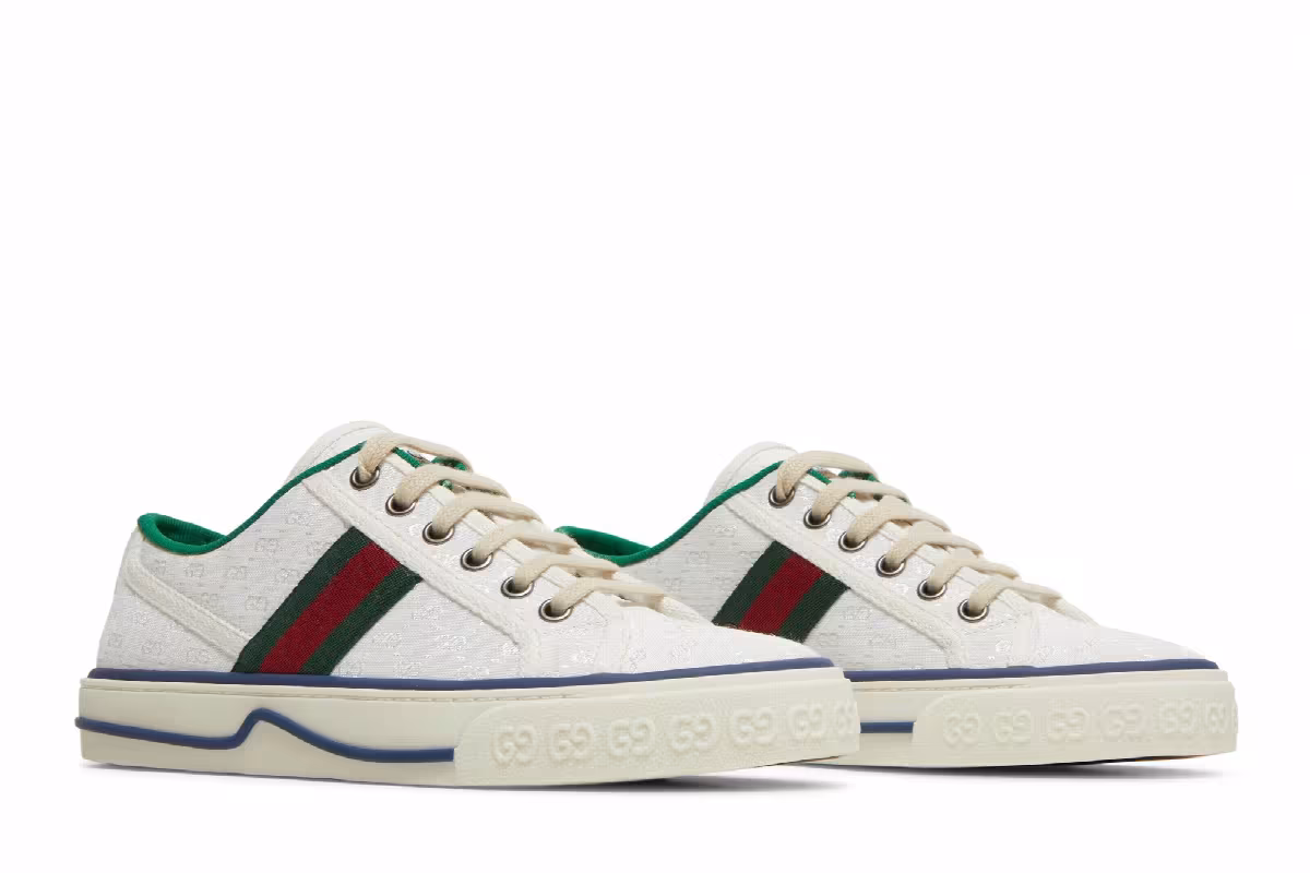 Gucci Women's Tennis 1977 White Mini GG, view 9