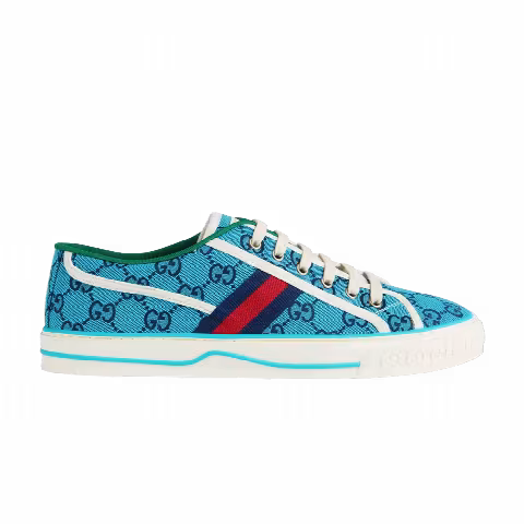 Gucci Wmns Tennis 1977 'Light Blue Monogram'