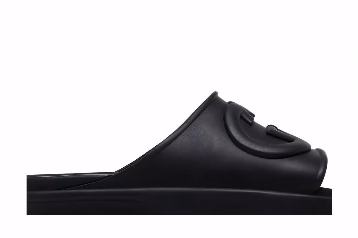 Gucci Sandal Interlocking G - Black, view 3