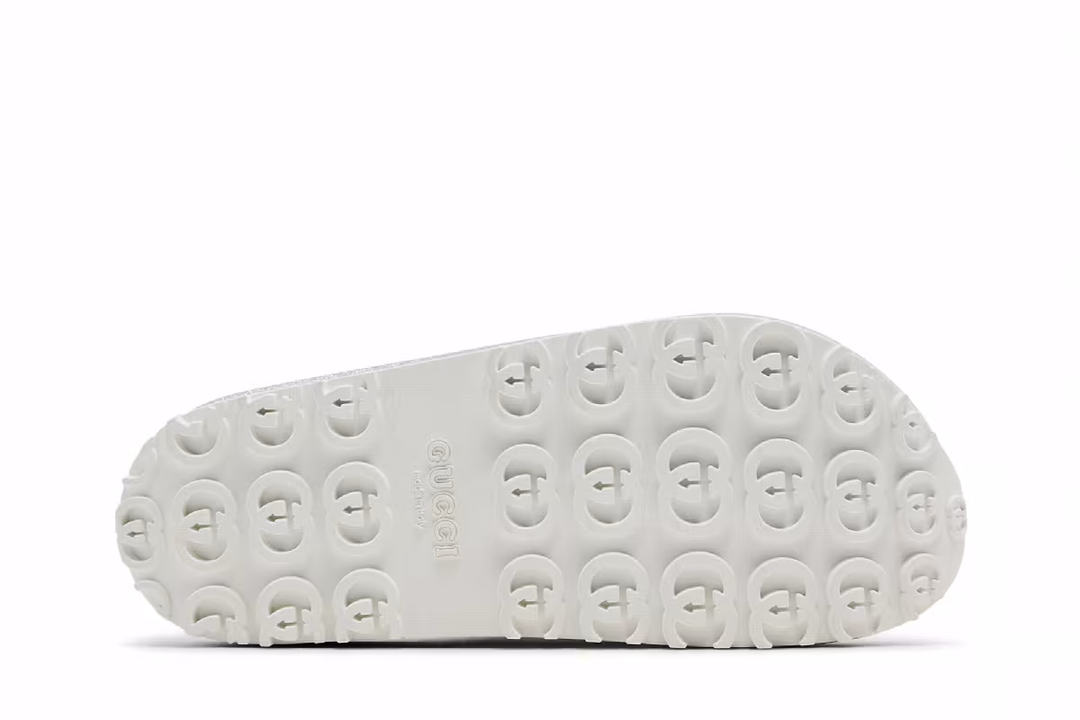 Gucci Women's Slide Sandal Interlocking G - Silver, view 5