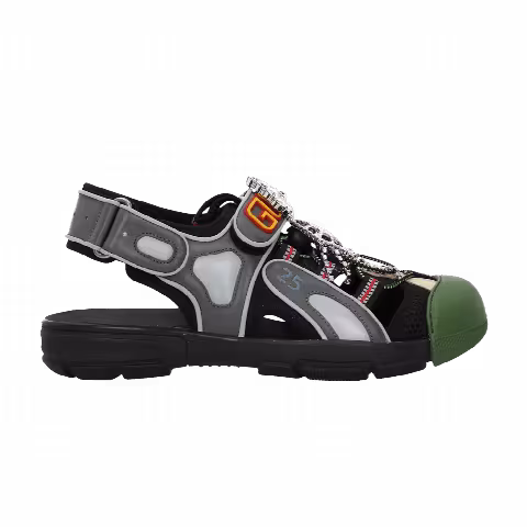 Gucci Wmns Tinsel Sport Sandals 'Crystal Grey'