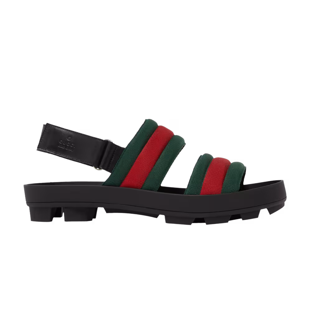 Gucci Web Sandal Black