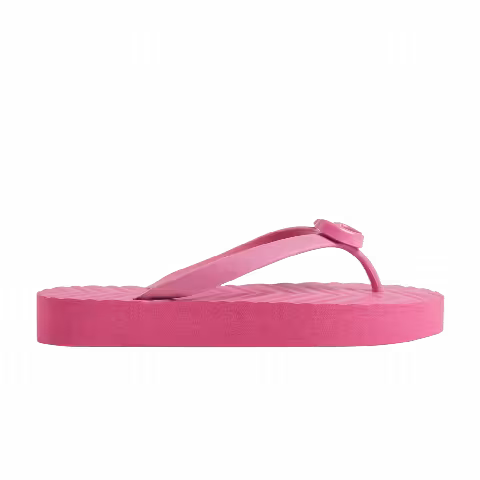 Gucci Wmns Chevron Thong Sandal 'Pink'