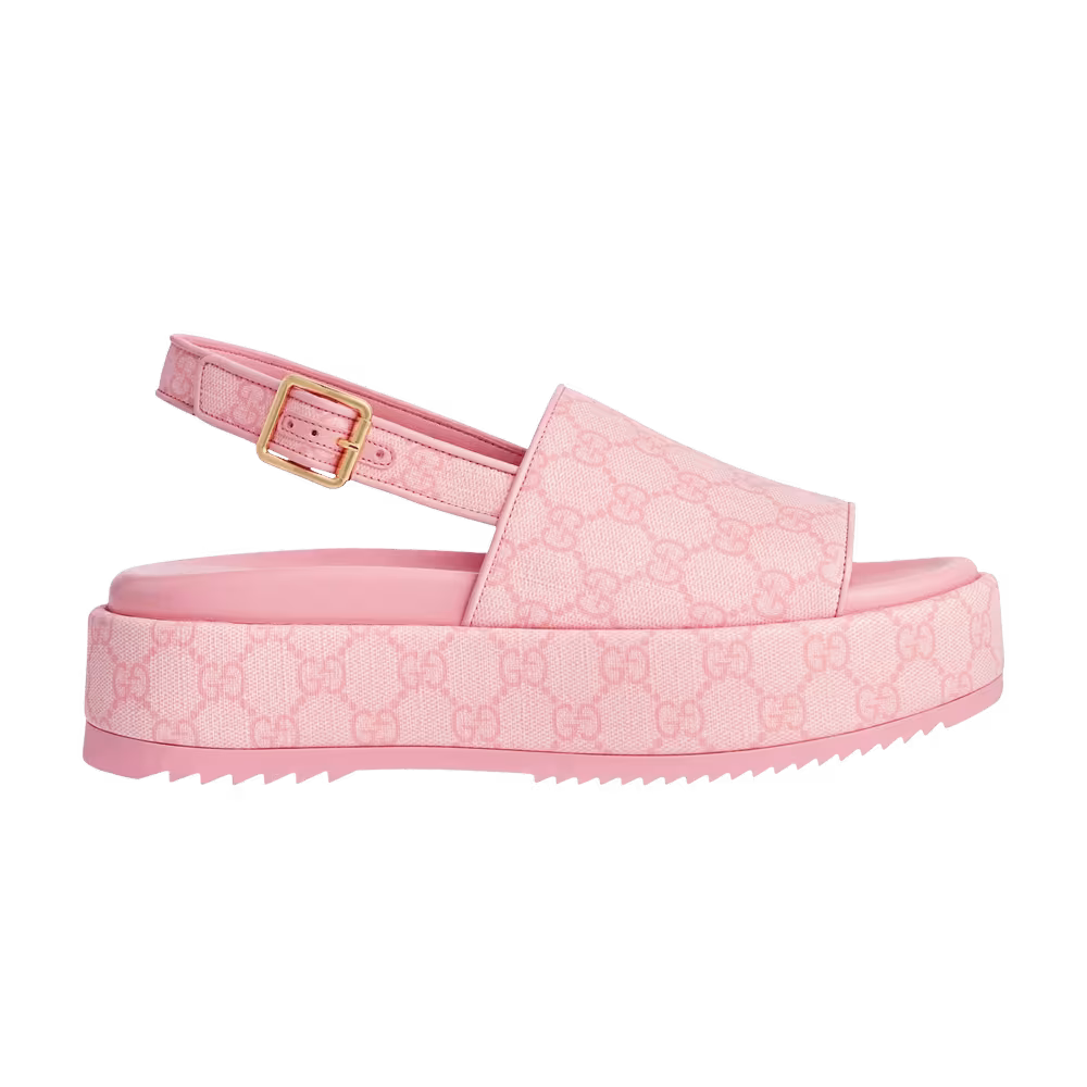 Gucci Women's Platform GG Sandal Pink