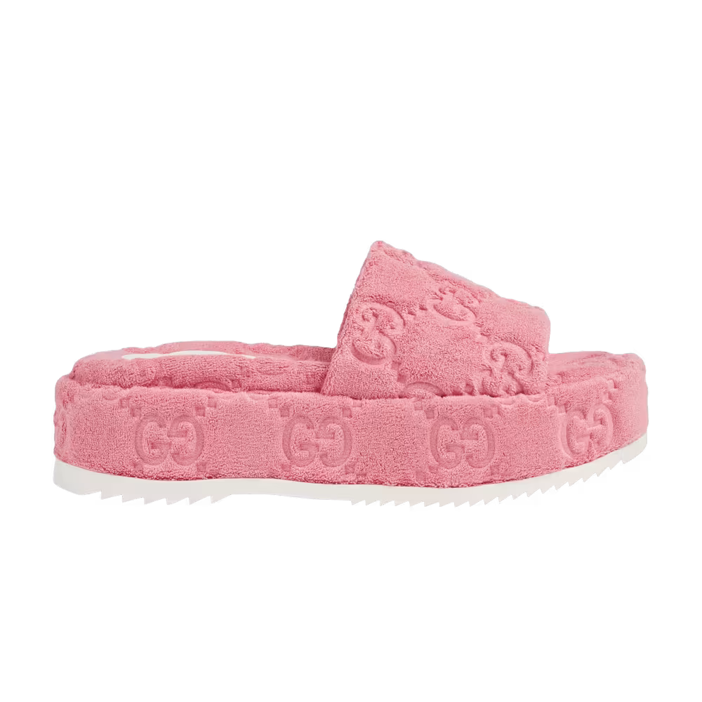 Gucci Women's GG Platform Sandal Wild Rose