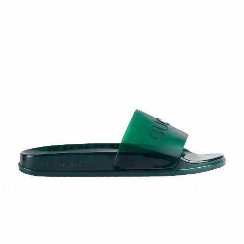 Gucci Slide Sandal 'Transparent Green'