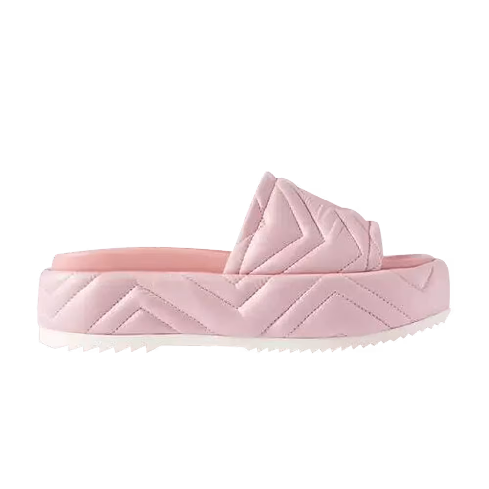 Gucci Women's Angels Platform Sandal Light Pink