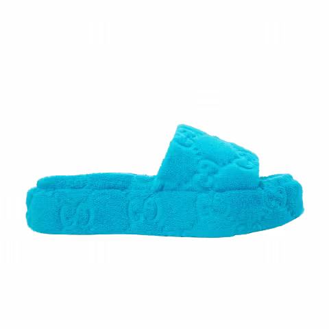 Gucci Wmns GG Platform Sandal 'Blue'