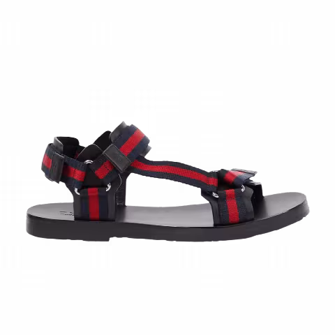 Gucci Web Stripe Sandal 'Red Blue'