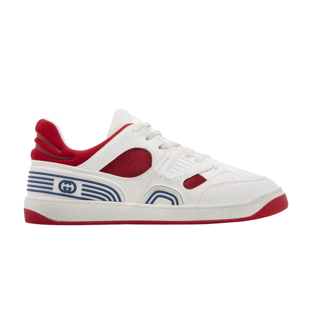 Gucci Basket Low White Demetra Red