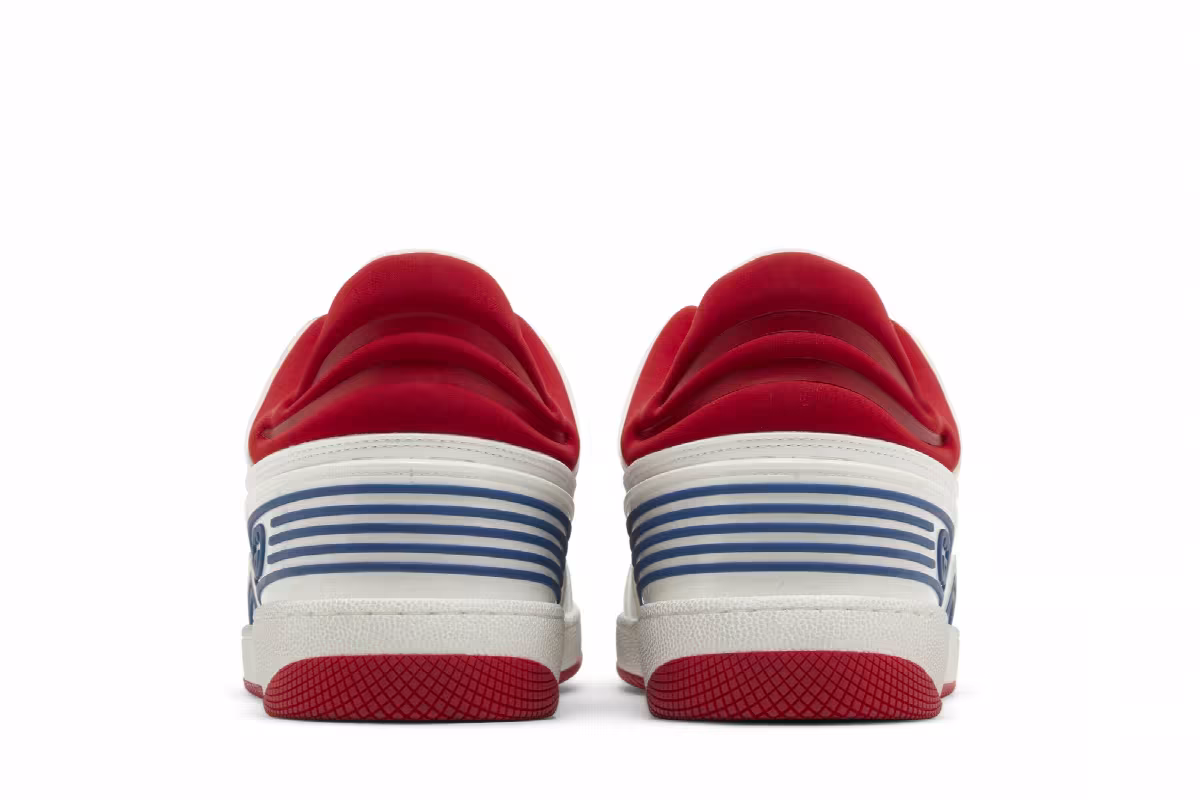 Gucci Basket Low White Demetra Red, view 7
