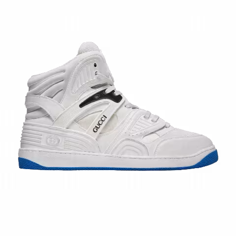 Gucci Basket High Sneaker 'White Blue'