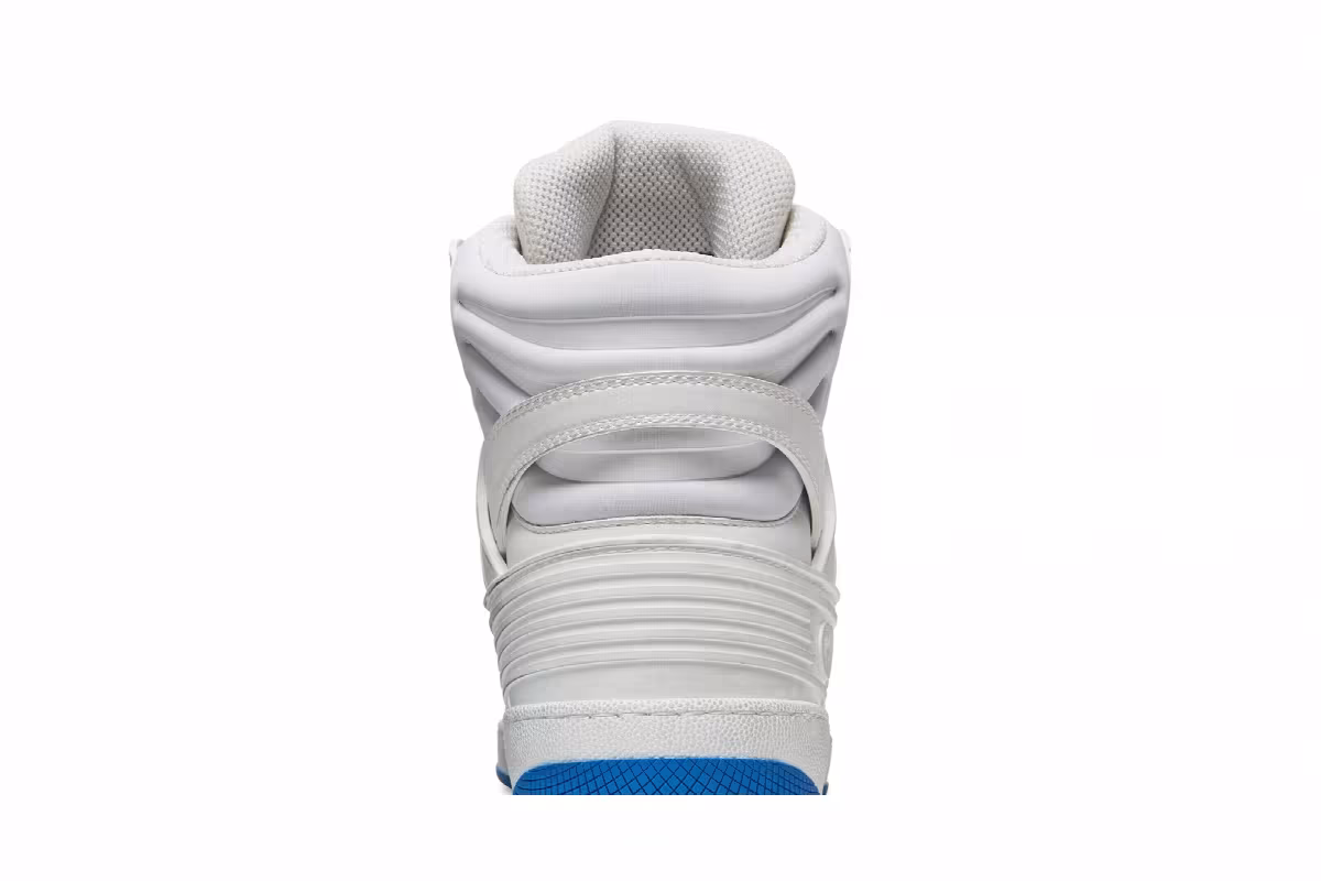 Gucci Basket High Sneaker White Blue, view 8
