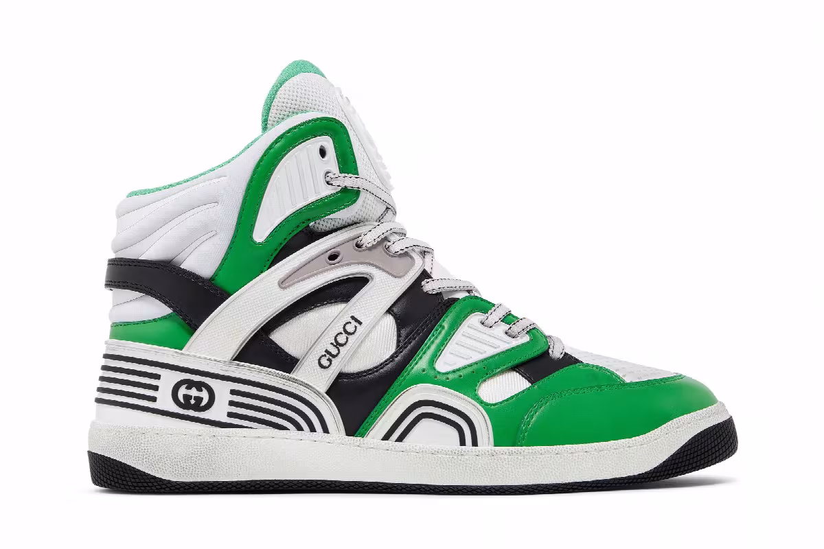 Gucci Basket High Green Demetra, view 2