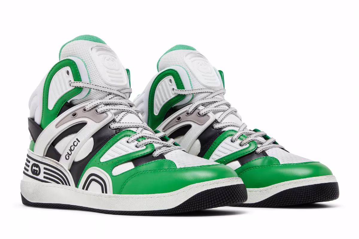 Gucci Basket High Green Demetra, view 9