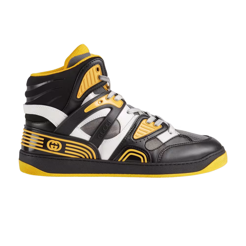 Gucci Basket High Black Demetra Yellow