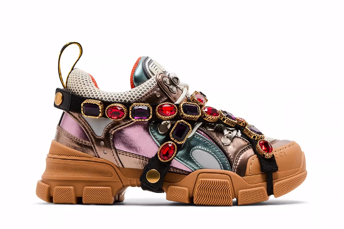 Gucci Women's Flashtrek Crystals Multi-Color Metallic, view 2