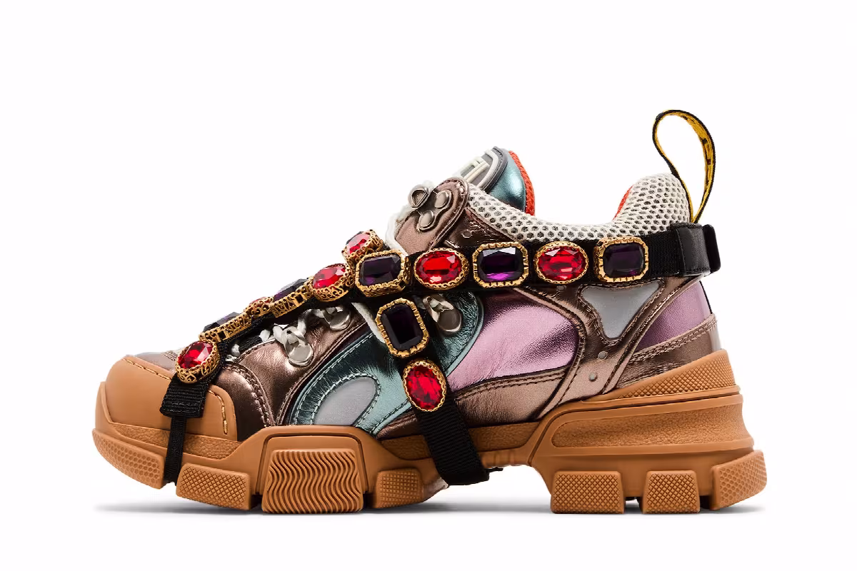 Gucci Women's Flashtrek Crystals Multi-Color Metallic, view 4