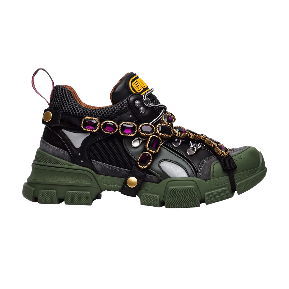 Gucci Women's Flashtrek Crystals Green