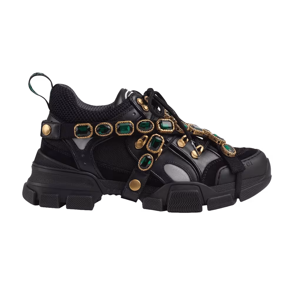 Gucci Women's Flashtrek Crystals Black