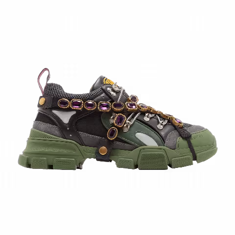 Gucci Flashtrek 'Green Crystals'