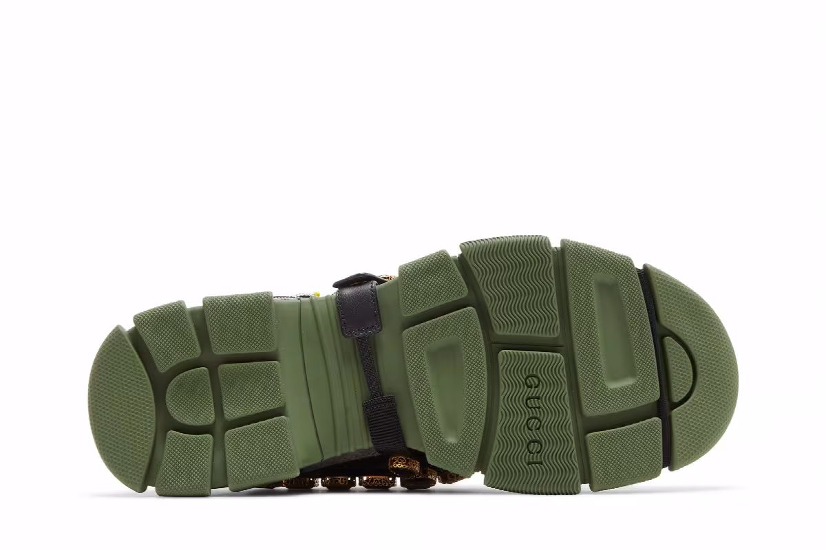 Gucci Flashtrek Green Crystals, view 5